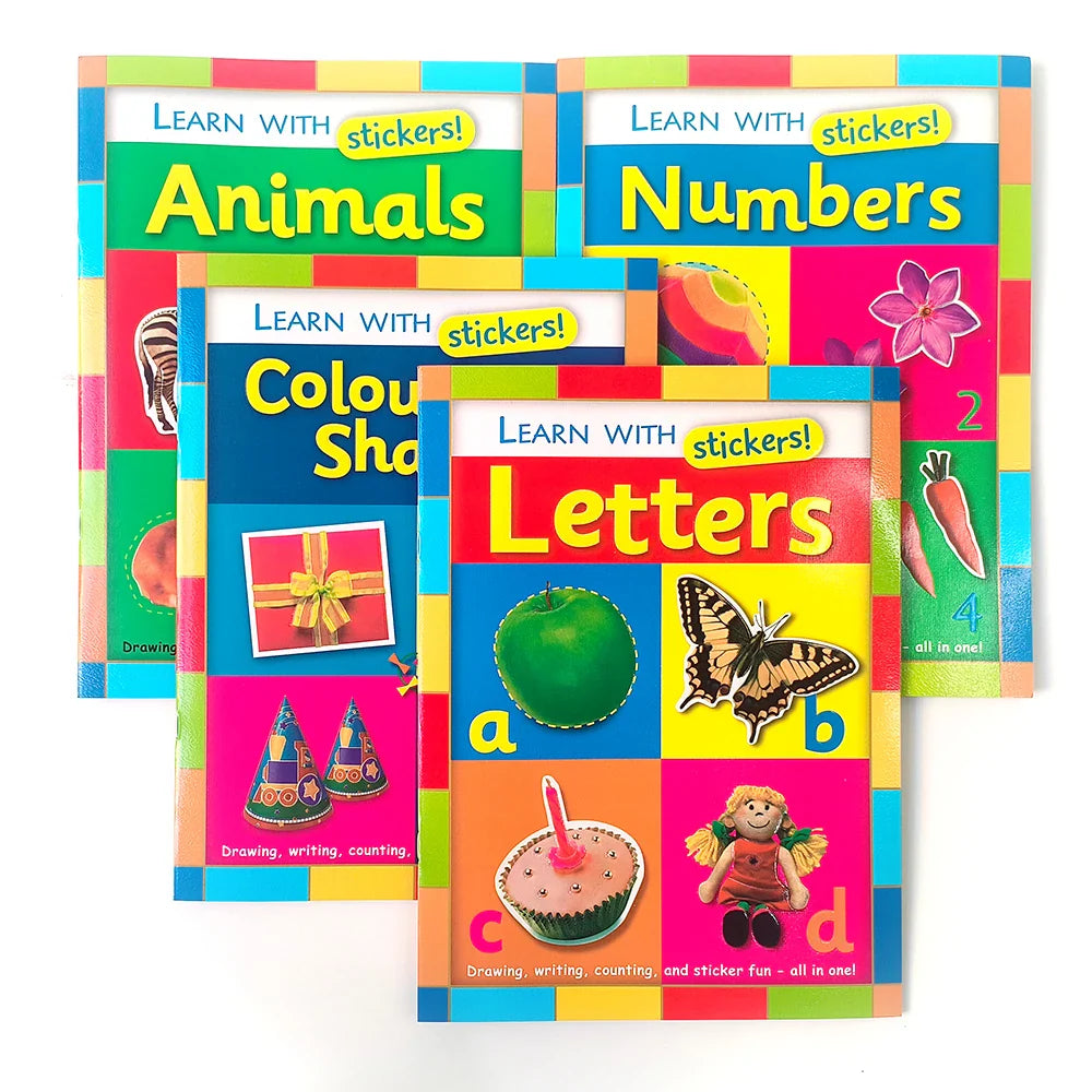 HKM-482387 Educational Colouring Book with Stickers for Children’s Learning and Creativity