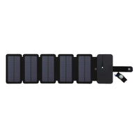 HKM-482451 Portable Solar Power Bank with Waterproof Direct Charging Capability, Foldable Bag Design