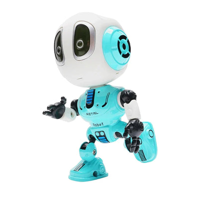 HKM-482515 Intelligent Mini Talking Voice Repeat Robot Toy with Light and Sound – Diecast Alloy Model for Ages 2 and Up