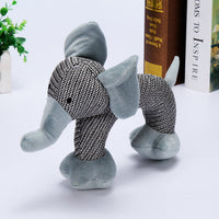 HKM-4827325 Sounding Plush Pet Toy - Bite-Resistant Ball for Dogs, Gray Elephant, Beige VIP, Coffee Monkey