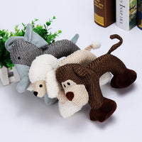 HKM-4827325 Sounding Plush Pet Toy - Bite-Resistant Ball for Dogs, Gray Elephant, Beige VIP, Coffee Monkey