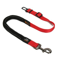 HKM-4827453 Pet Safety Seat Belt for Car - Adjustable Nylon Webbing with Reflective Strip - 76CM to 148CM Length Options