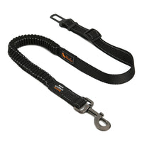 HKM-4827453 Pet Safety Seat Belt for Car - Adjustable Nylon Webbing with Reflective Strip - 76CM to 148CM Length Options