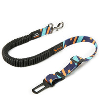 HKM-4827453 Pet Safety Seat Belt for Car - Adjustable Nylon Webbing with Reflective Strip - 76CM to 148CM Length Options