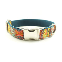 HKM-482771 Durable Polyester Dog Collar with Metal Buckle - Sizes XS to XL