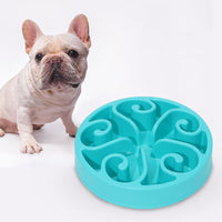 HKM-4827837 Puppy Choking Prevention Feeding Bowl - Safe and Colorful Options in Blue, Green, Pink