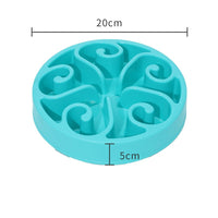 HKM-4827837 Puppy Choking Prevention Feeding Bowl - Safe and Colorful Options in Blue, Green, Pink