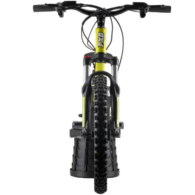 HKM-482835 400W Electric Bike for Kids Ages 8-15, 3-Speed Aluminum Alloy Frame, Front Suspension, Disc Brakes, 20-Inch Wheels, Lightweight Design
