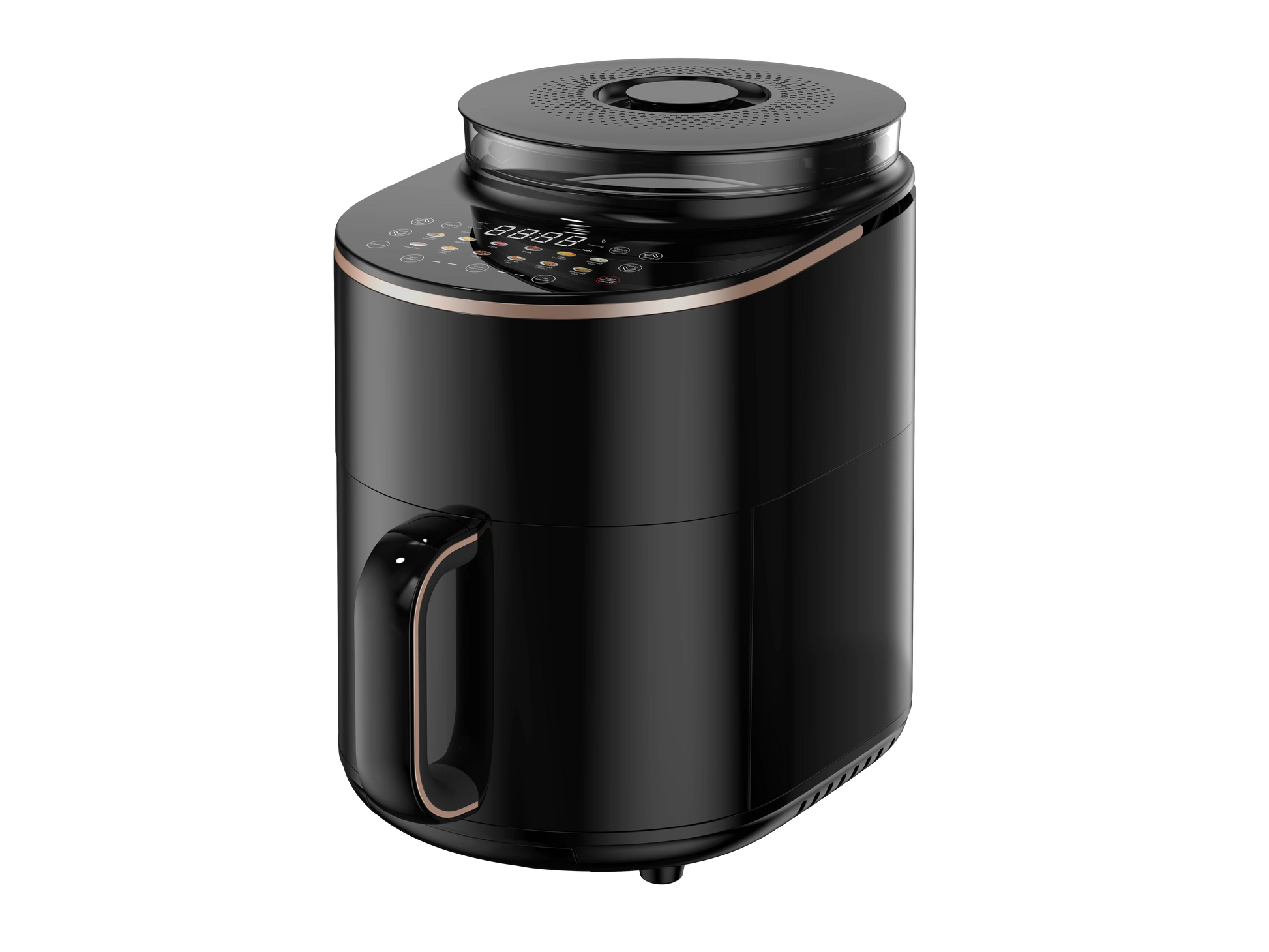 HKM-482835 Large Capacity 4.5L Steam Air Fryer with Visible Cooking Pot for Multifunctional Home and Commercial Use