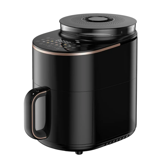 HKM-482835 Large Capacity 4.5L Steam Air Fryer with Visible Cooking Pot for Multifunctional Home and Commercial Use