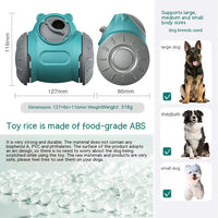 HKM-4828477 Educational Rocking Non-Inverted Food Leakage Bear Toy for Dogs - TPR Material in Red, Green, and Pink
