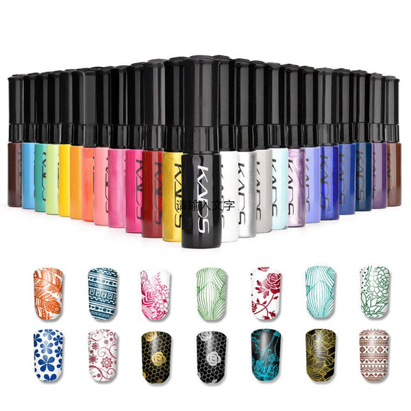 HKM-482899 Color Print Nail Polish - Standard Formula, 7ml, 24-Month Shelf Life