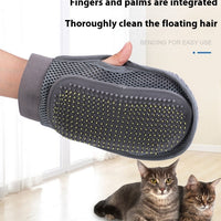 HKM-4829117 Pet Grooming Gloves for Dogs, Cats, and Small Animals - Effective Dusting and Massaging Tool