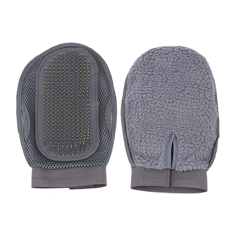 HKM-4829117 Pet Grooming Gloves for Dogs, Cats, and Small Animals - Effective Dusting and Massaging Tool