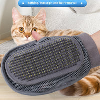 HKM-4829117 Pet Grooming Gloves for Dogs, Cats, and Small Animals - Effective Dusting and Massaging Tool