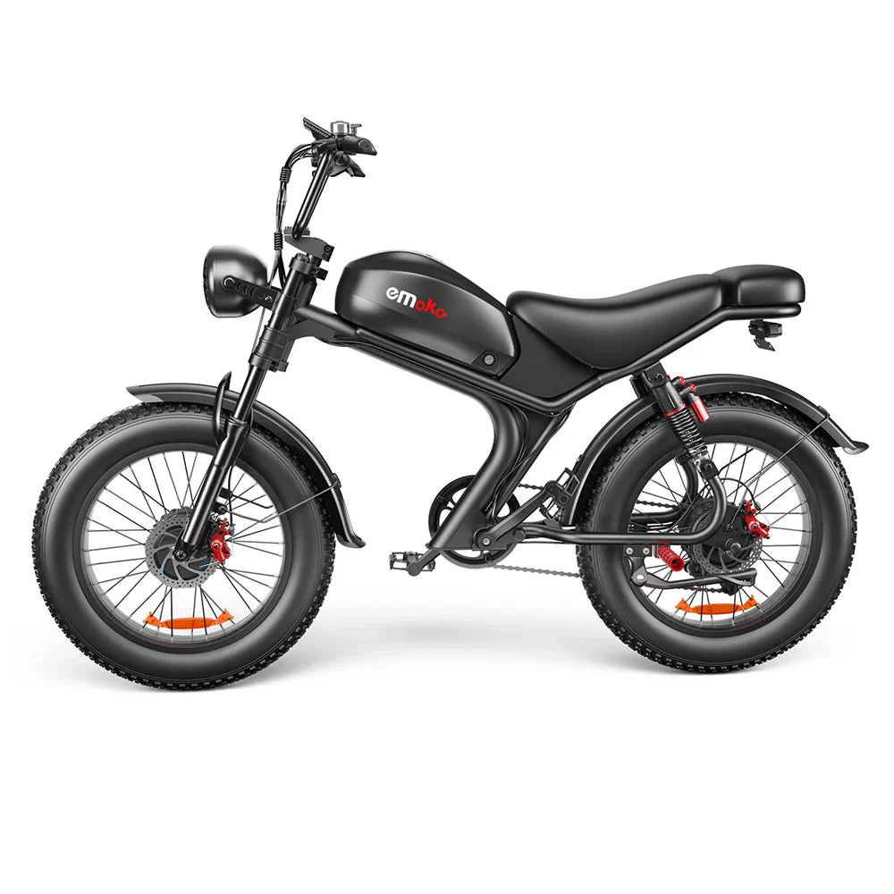 HKM-482963 48V City Electric Bike - 20 Inch Fat Tire, 1000W Motor, 7-Speed, Removable Battery, Off-Road Capability