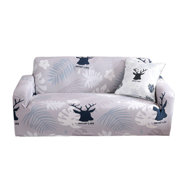 HKM-482963 Multifunctional Stretch Knit Sofa Cover with Pillowcases - Multiple Sizes Available
