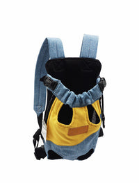 HKM-4829885 Canvas Chest Bag for Pets - Portable, Solid Color, Domestic Trade, 1 Capacity