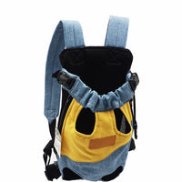 HKM-4829885 Canvas Chest Bag for Pets - Portable, Solid Color, Domestic Trade, 1 Capacity