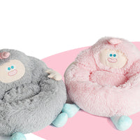 HKM-4830909 Cozy Thick Plush Nest Bed for Pets - Ideal Sleeping Mattress for Cats and Dogs
