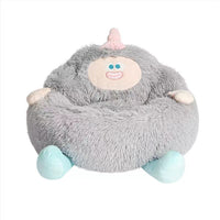 HKM-4830909 Cozy Thick Plush Nest Bed for Pets - Ideal Sleeping Mattress for Cats and Dogs