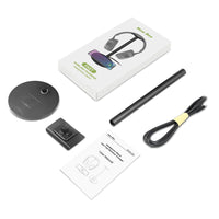 HKM-483283 Wireless Charging Headset Stand with Aluminum & TPU Construction, 5W/7.5W/10W Power Output