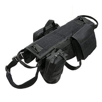HKM-4833981 Tactical Vest for Medium to Large Dogs - Military Style Pet Clothing in Nylon