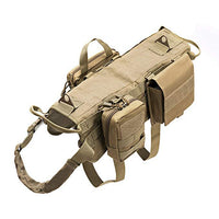 HKM-4833981 Tactical Vest for Medium to Large Dogs - Military Style Pet Clothing in Nylon