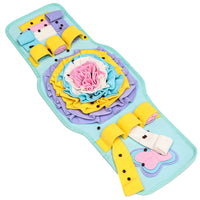 HKM-4834237 Interactive Dog Training Sniff Mat | Anti-Slip Nosework Feeding Pad for Slow Eating