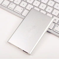 HKM-483475 20000mAh Alloy Power Bank with LED Flashlight and Accurate Battery Display