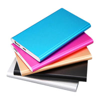 HKM-483475 20000mAh Alloy Power Bank with LED Flashlight and Accurate Battery Display