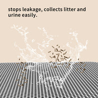 HKM-4835261 Leak-Proof Cat Litter Mat with Non-Slip Backing for Clean, Dry Floors