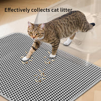 HKM-4835261 Leak-Proof Cat Litter Mat with Non-Slip Backing for Clean, Dry Floors