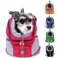 HKM-4835645 Breathable Mesh Pet Carrier Bag for Travel - Comfortable and Versatile Outing Backpack