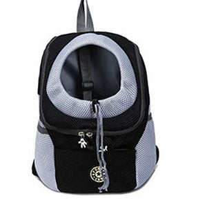 HKM-4835645 Breathable Mesh Pet Carrier Bag for Travel - Comfortable and Versatile Outing Backpack
