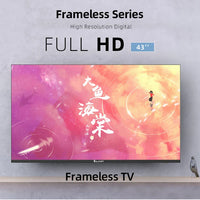 HKM-483923 43-Inch Boardless Smart LED TV with Android Operating System