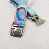 HKM-4841149 Engravable Zinc Alloy Buckle Pet Collar - Polyester Material in Multiple Sizes