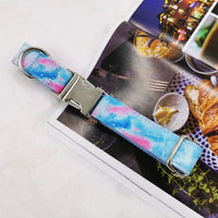 HKM-4841149 Engravable Zinc Alloy Buckle Pet Collar - Polyester Material in Multiple Sizes