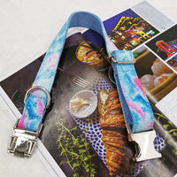 HKM-4841149 Engravable Zinc Alloy Buckle Pet Collar - Polyester Material in Multiple Sizes