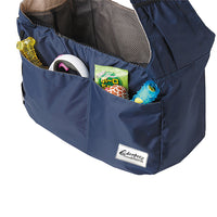 HKM-4841405 Pet-Friendly Portable Crossbody Bag for Cats and Dogs - Environmentally Friendly Oxford Cloth, Soft Design, Navy Color, 47x17x28CM