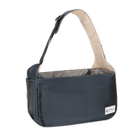 HKM-4841405 Pet-Friendly Portable Crossbody Bag for Cats and Dogs - Environmentally Friendly Oxford Cloth, Soft Design, Navy Color, 47x17x28CM