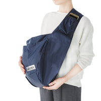 HKM-4841405 Pet-Friendly Portable Crossbody Bag for Cats and Dogs - Environmentally Friendly Oxford Cloth, Soft Design, Navy Color, 47x17x28CM