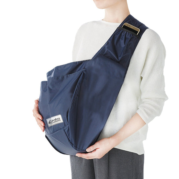 HKM-4841405 Pet-Friendly Portable Crossbody Bag for Cats and Dogs - Environmentally Friendly Oxford Cloth, Soft Design, Navy Color, 47x17x28CM