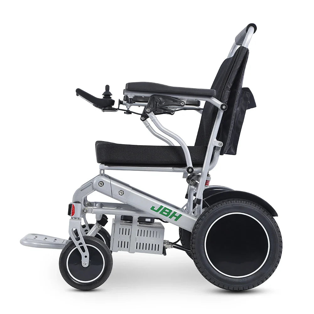 HKM-484435 Portable Folding Aluminum Electric Wheelchair with Lithium Battery for Elderly Use