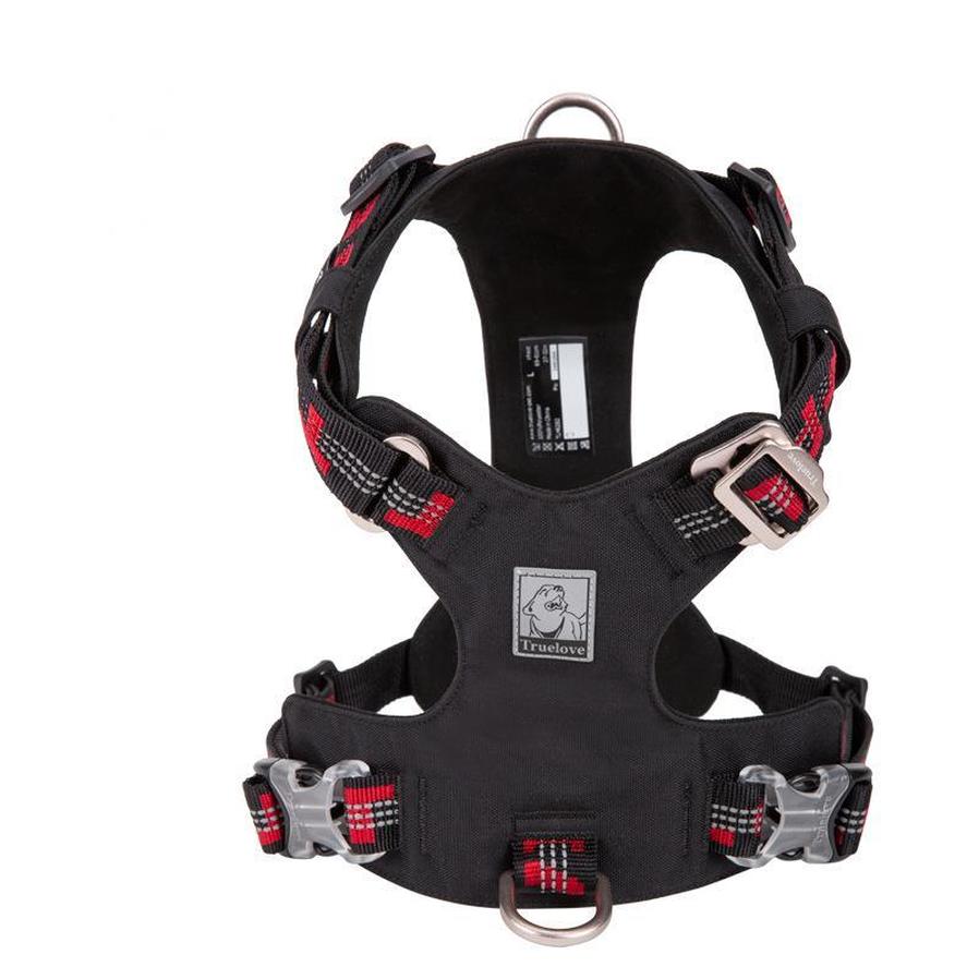 HKM-484435 Traction Waterproof Reflective Pet Dog Chest Strap in Army Green, Black, and Purple - Size XXS to XL