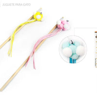 HKM-4845757 Cat Teaser Stick with Interactive Pole for Playful Feline Fun