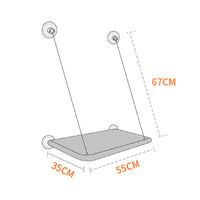 HKM-4846525 Four Seasons Suction Cat Bed - Adjustable PVC Hammock in Multiple Colors