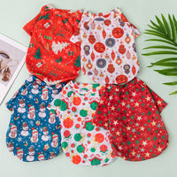 HKM-4847293 Christmas-Themed Thin Sweaters for Dogs in Various Sizes and Colors