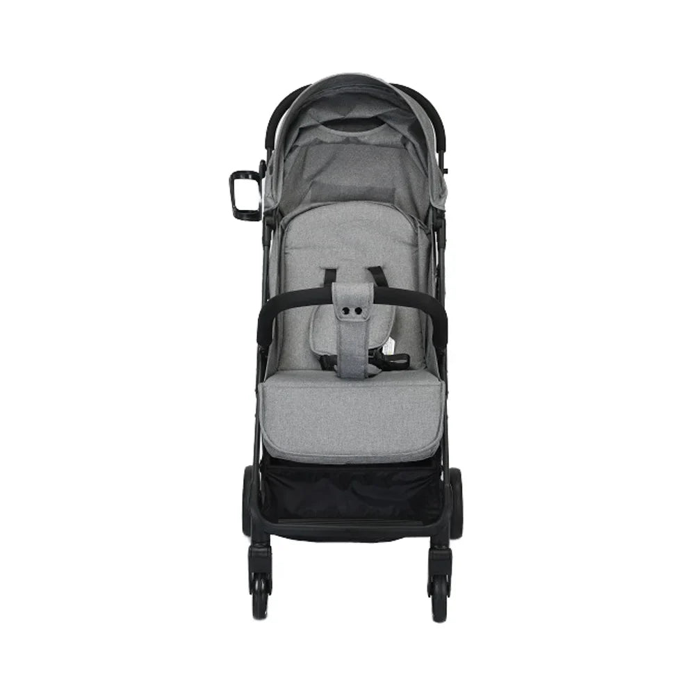HKM-484755 Compact Folding Baby Stroller with Adjustable Backrest and Canopy for Easy Travel