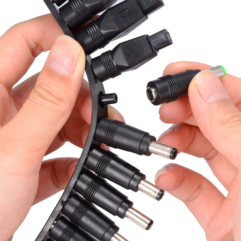 HKM-484755 Universal 8-Piece Laptop DC Adapter with 5.5*2.1mm Plug and 16A Rated Current